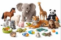 Խաղալիք կենդանիներ Նկար