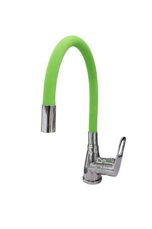 Ծորակ խոհանոցի ճկվող գլխիկով կանաչ HANSEN (10/1հատ) 59004-Т