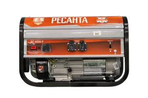 Գեներատոր բենզինային 3KW БГ4000Р KEM054 էլեկտրո+յուղ Ресанта 