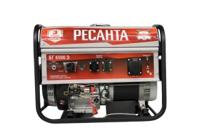 Գեներատոր բենզինային էլեկտրո 5KW БГ6500Э+2յուղ Ресанта KEC-SG-050