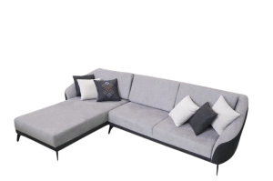 Անկյունային բազմոց Yakamoz Leia (Light Gray)