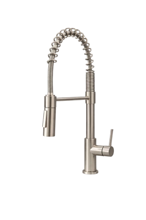 Ծորակ խոհանոցային զտիչով և զսպանակային գլխիկով սև City Market