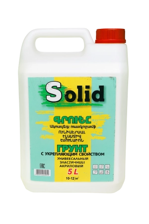 Նախաներկ 5կգ Էմուլսիոն էլաստիկ  SOLID CROWN