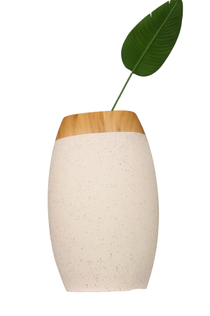 Ծաղկաման քարե դեկորատիվ X479 4/2 միջին (White)