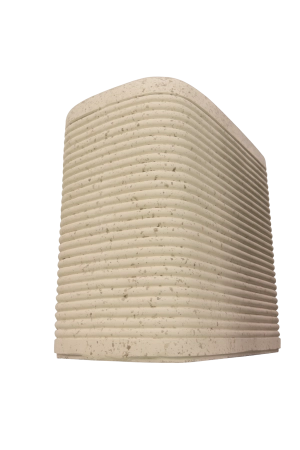 Ծաղկաման քարե դեկորատիվ X563 3/3 փոքր (White)