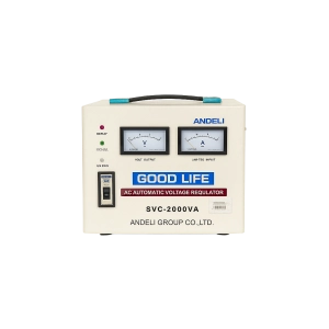 Կարգավորիչ հոսանքի SVC-2000VA-1P լարման ավտոմատ 312x238x198մմ ANDELI