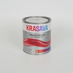 Ներկ էմալ 2.7կգ  հատակի դեղնաշականակագույն PF-266 Krasava 6հ