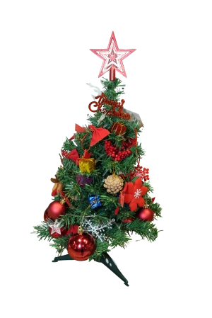 Խաղալիք տոնածառ 45սմ (զարդարված) խաղալիք+դեկորացիա A-12-124