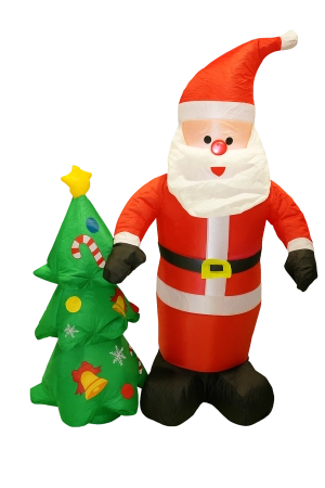 Փչովի Ձմեռ պապիկ և տոնածառ Q2-13