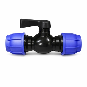 Փական ջրի պլաստիկ PP 32x32 կեսպտույտ /9008/ Kaldo
