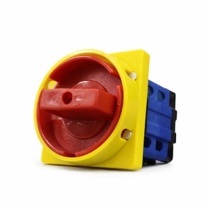 Անջատիչ սեղմակով 2 P 25 A ON/OFF դեղին/կարմիր 220V/380V PKP25-22 BCS22-025-3 IEK