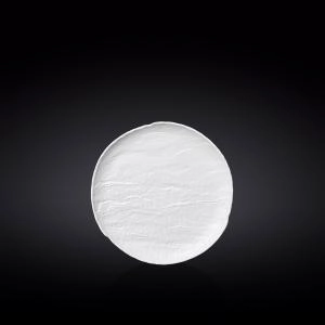 Ափսե Wilmax White Stone աբստրակտ կլոր 15․5սմ սպիտակ 661522/A