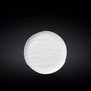 Ափսե Wilmax White Stone աբստրակտ կլոր 18սմ սպիտակ 661523/A