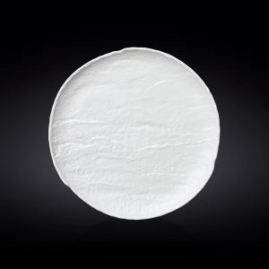 Ափսե Wilmax White Stone աբստրակտ կլոր 28սմ սպիտակ 661527/A