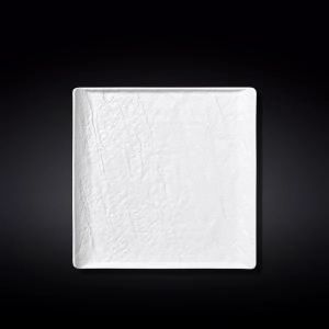 Ափսե Wilmax White Stone աբստրակտ քառակուսի 21․5սմ սպիտակ 661506/A