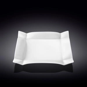 Ափսե Wilmax քառակուսի փոռիկով 25սմ սպիտակ 991232/A