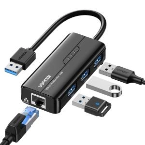 Հանգույց Ugreen Type-A/3xType-A + RJ45 Gigabit 20265