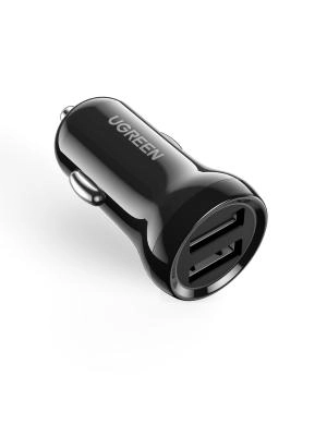 Լիցքավորիչ մեքենայի Ugreen 2xType-A 24W 50875