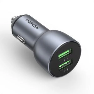 Լիցքավորիչ մեքենայի Ugreen 2xType-A 36W 10144