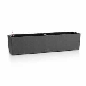 Ծաղկաման Lechuza Balconera Stone 80 15662 (Graphite Black)