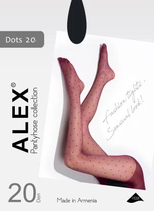 Զուգագուլպա կնց Dots 20D nero 2-S