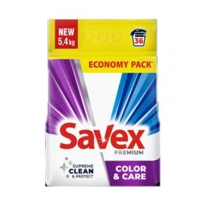 Լվացքի փոշի Savex premium 5․4կգ գունավոր և խնամք