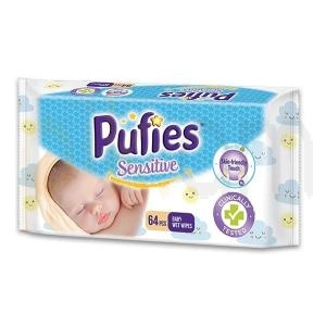 Խոնավ անձեռոցիկ Pufies 64հ Sensitive